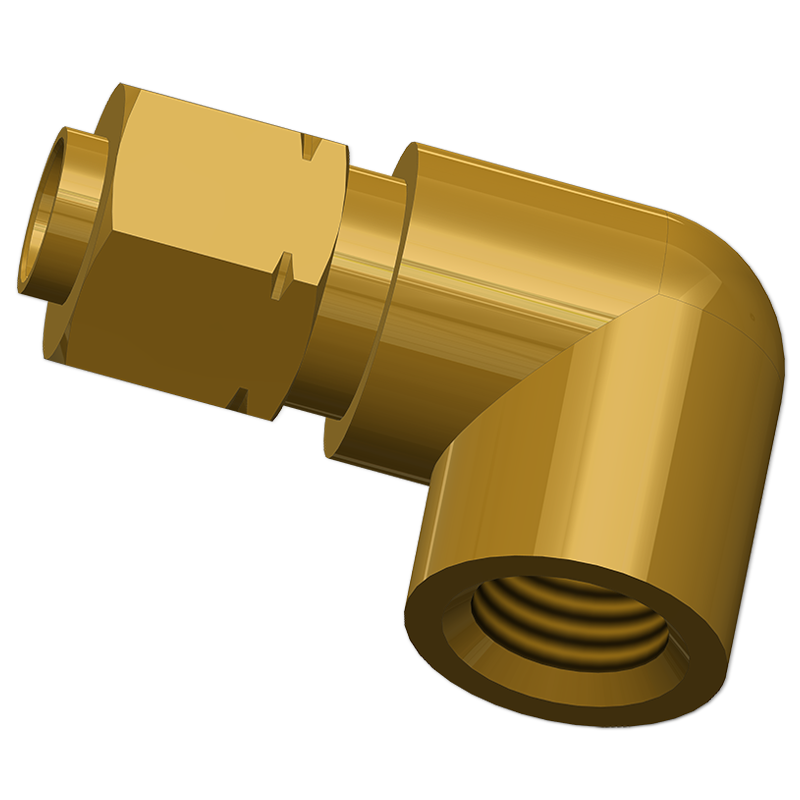 Tube Adapters Elbow Female Connector
